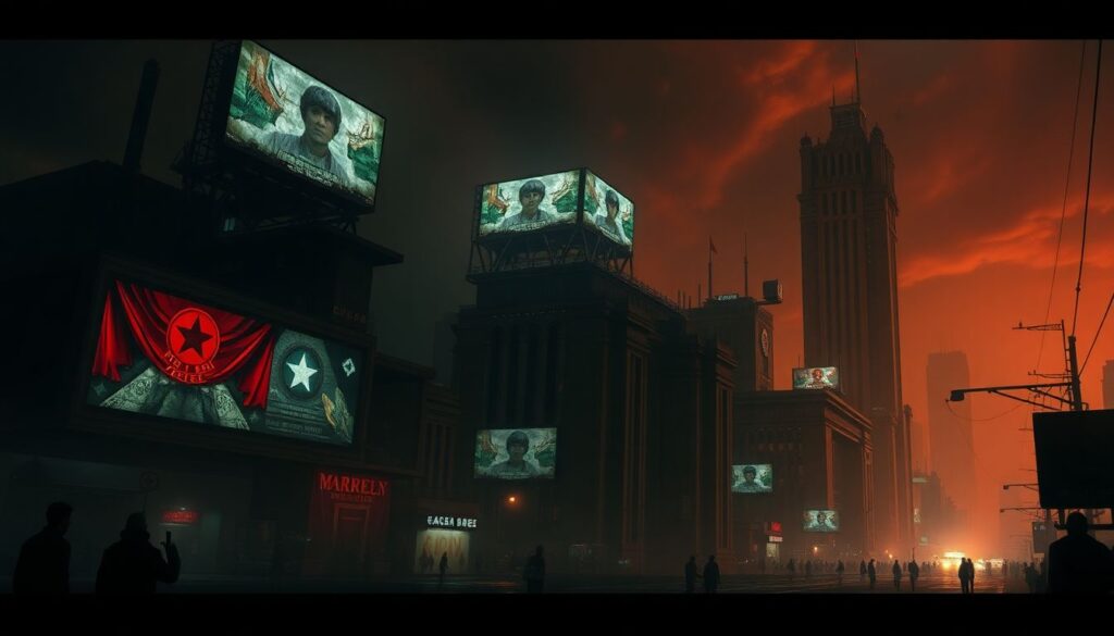 Социальные kommentarer и критика общества через антиутопии в кино - иллюстрация