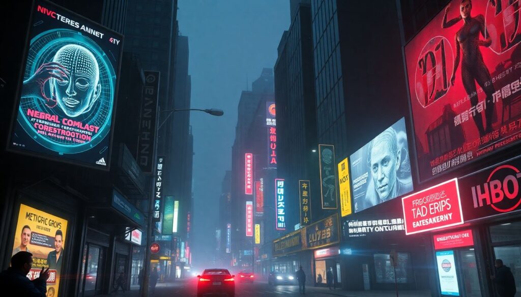 Семантика технологий в современном киберпанке - иллюстрация