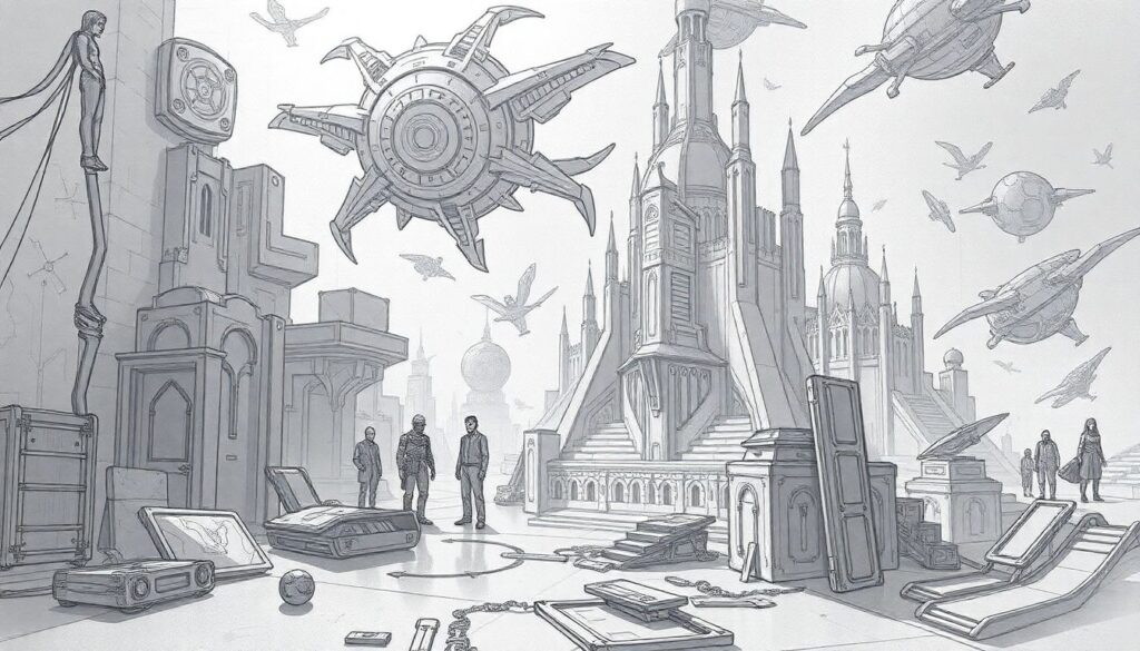 Киберпанк-эстетика в ретро-перефразах и ремейках - иллюстрация