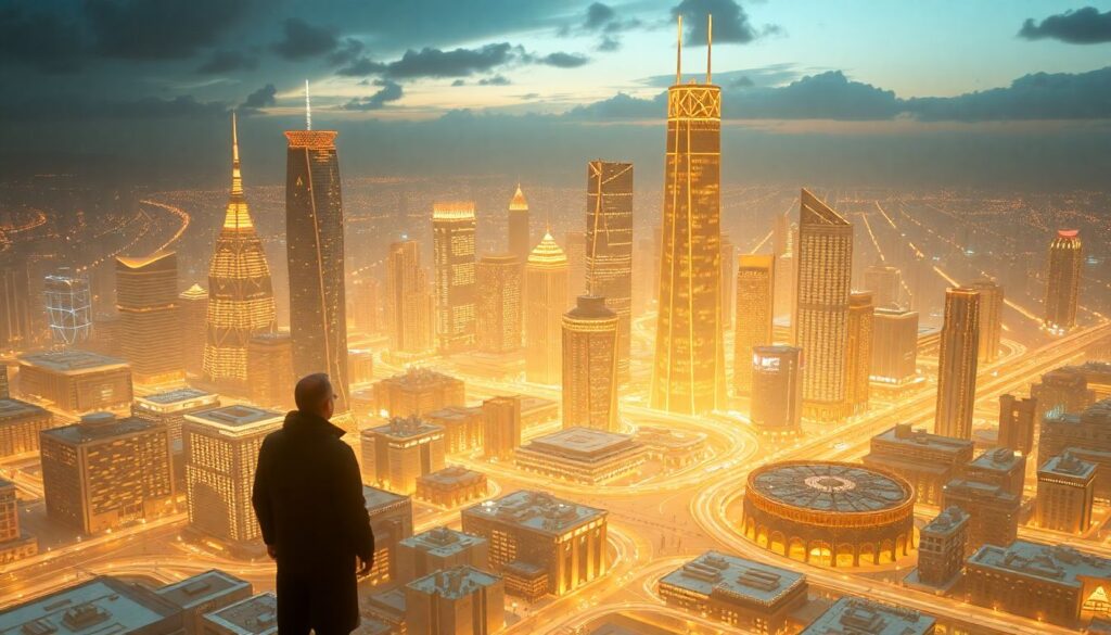 Фантомные города: архитектура в воображаемых мирах - иллюстрация