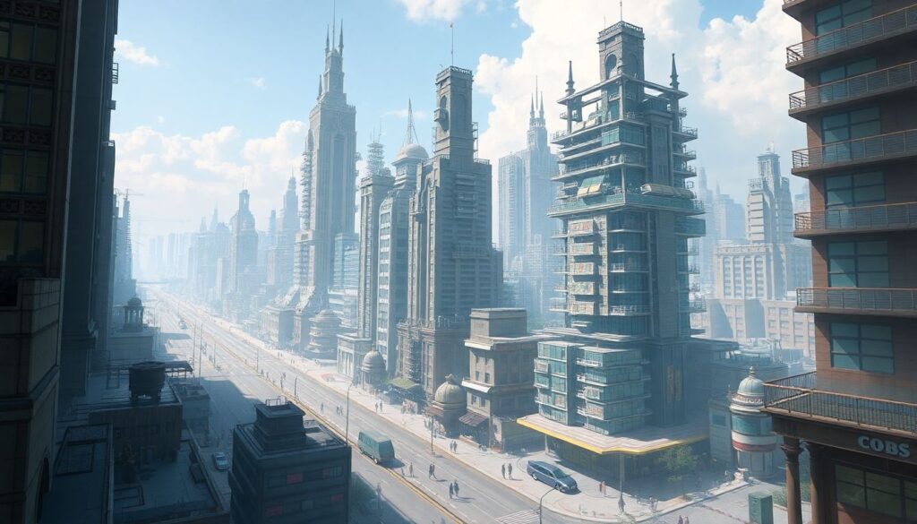 Фантомные города: архитектура в воображаемых мирах - иллюстрация